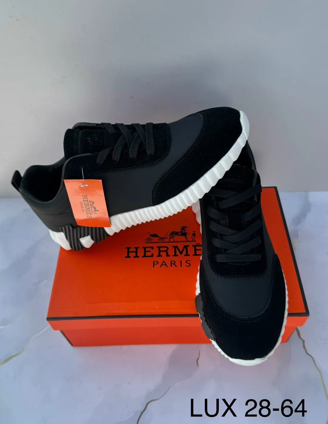 Натуральный Hermes, мужские ботинки — фото 7