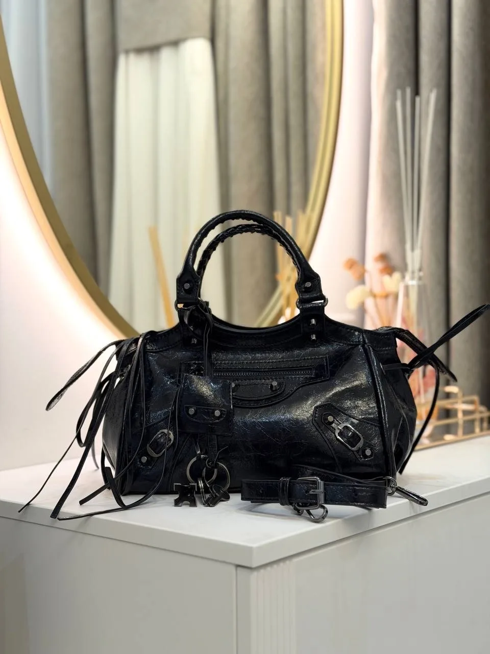Сумка BALENCIAGA из экокожи люкс — фото 2