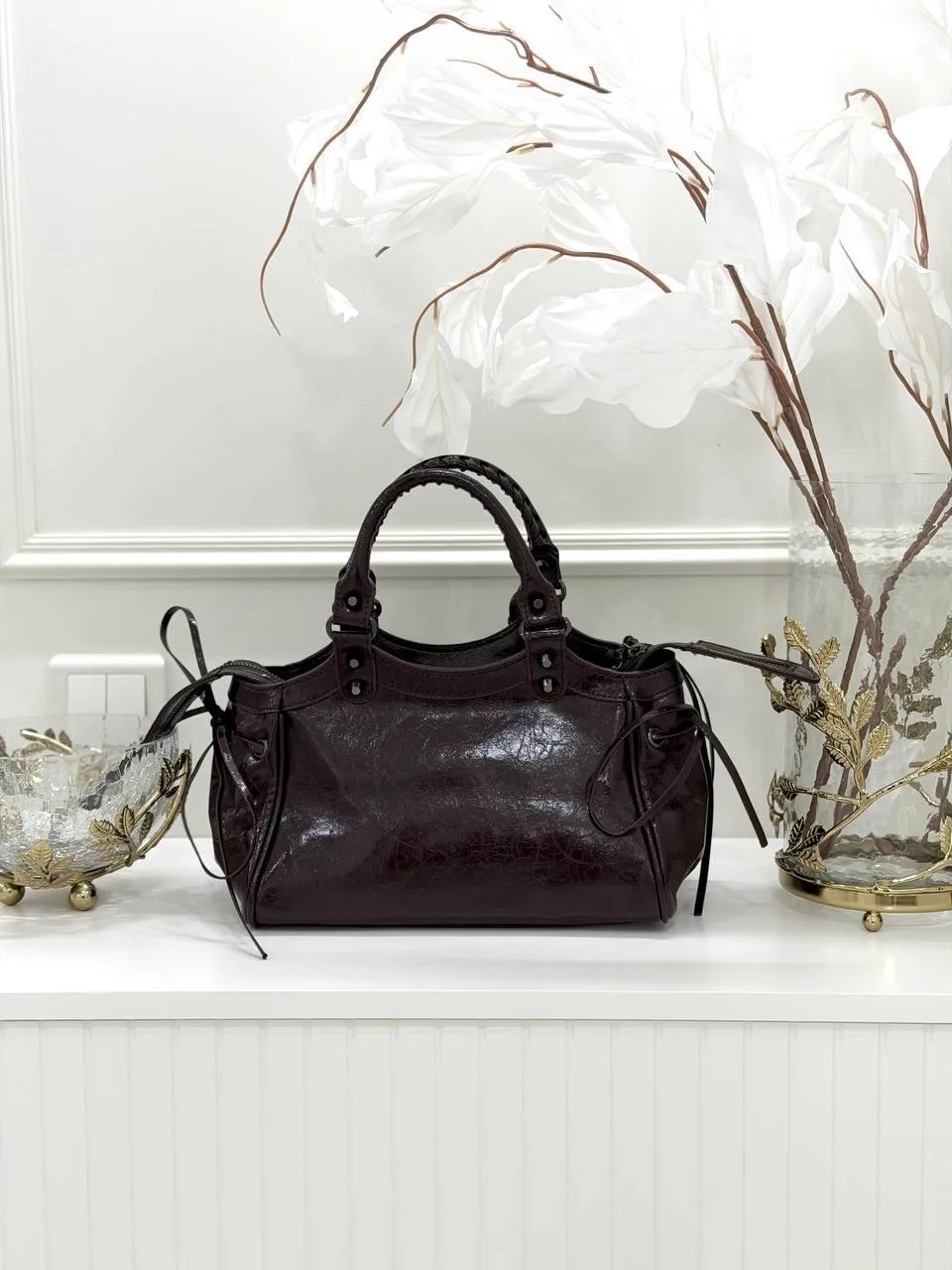 Сумка BALENCIAGA из экокожи люкс — фото 4