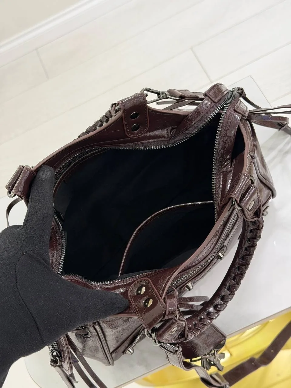 Сумка BALENCIAGA из экокожи люкс — фото 7