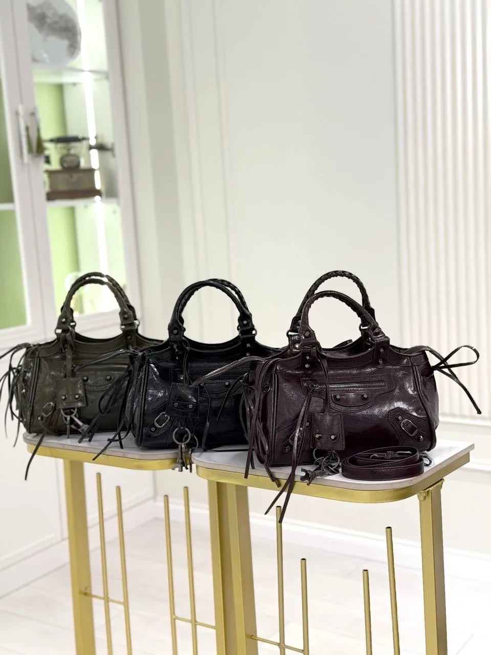 Сумка BALENCIAGA из экокожи люкс — фото 9