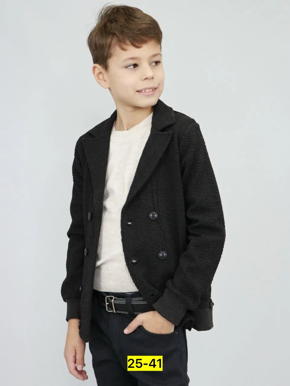 Пиджак Синий, черный — фото 3