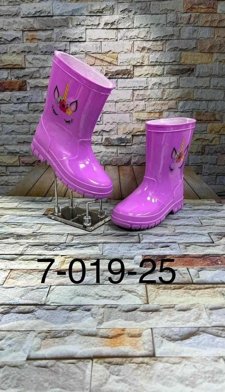 Резиновые сапоги детские, съемные носки — фото 1