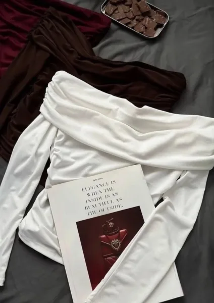 Кофта из приятной на ощупь ткани вискоза — фото 8