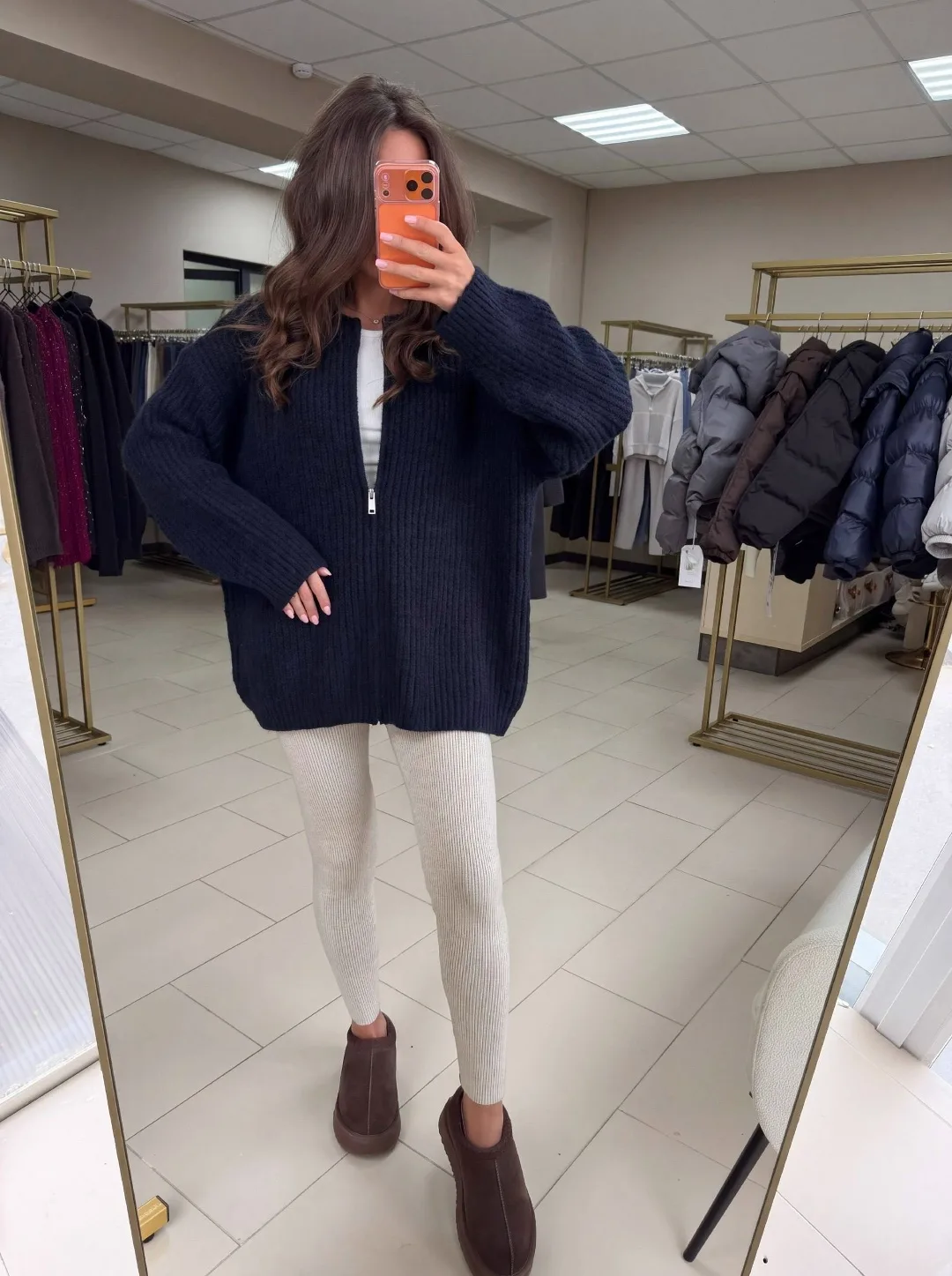 Cozy Zip кардиган из шерсти — фото 2