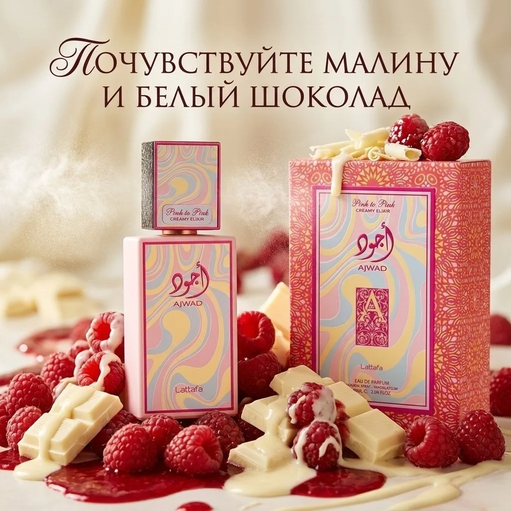 Парфюм Lattafa Ajwad Pink to Pink Creamy Elixir — фото 1