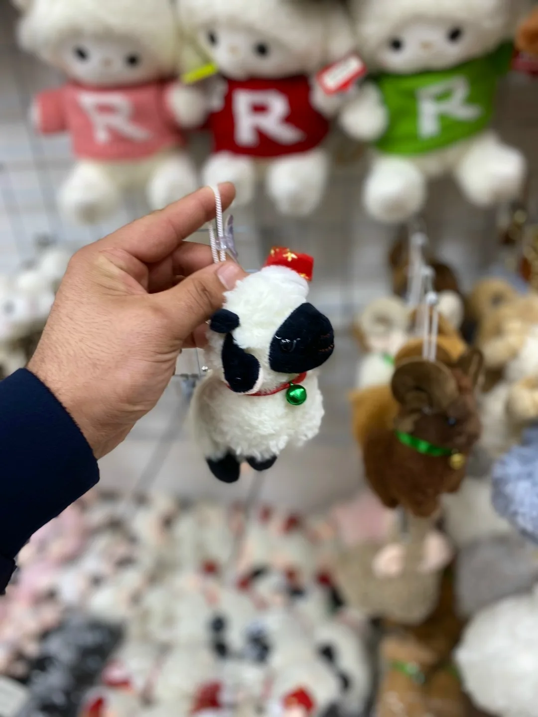 Овечка и коза, брелок, мягкая игрушка — фото 2