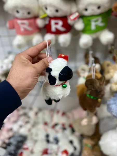 Овечка и коза, брелок, мягкая игрушка — фото 2