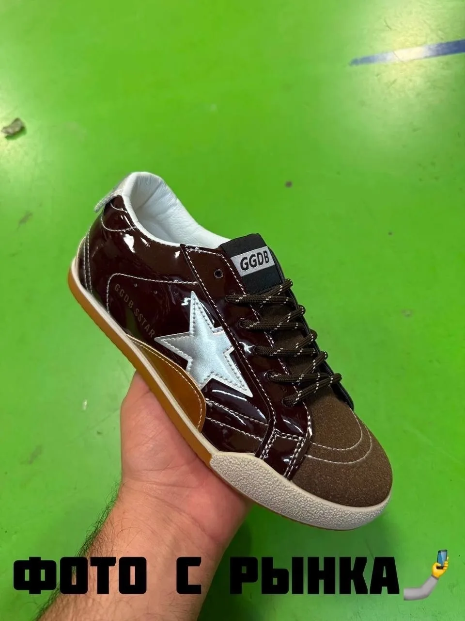 Кеды Кроссы Golden Goose Бежевый — фото 7