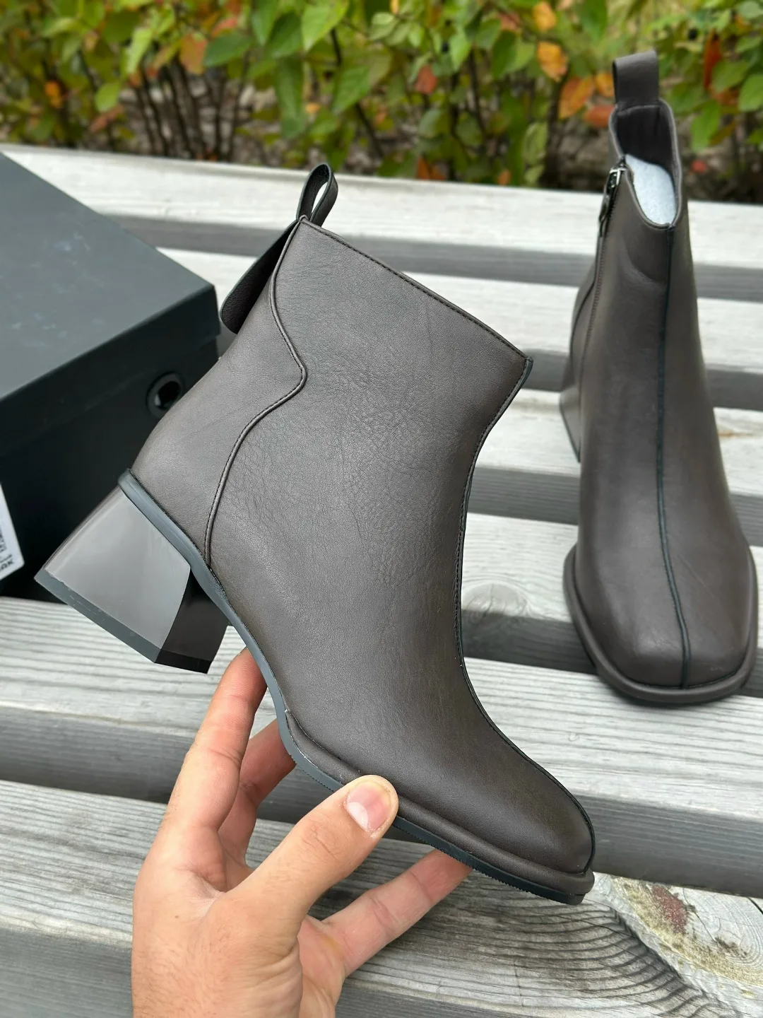 Люксовые ботинки из натуральной кожи — фото 3