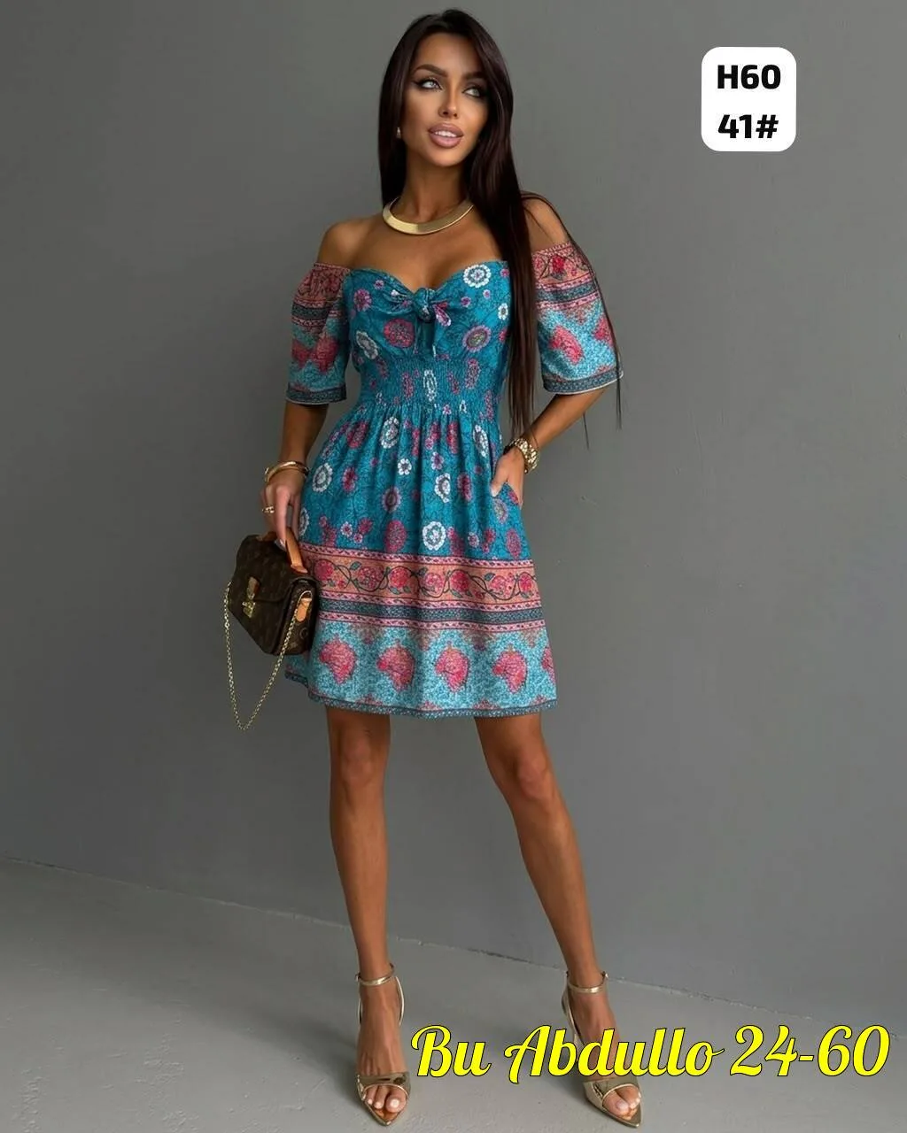 Платье из штапеля — фото 29