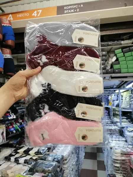 Носки женские из норки — фото 1
