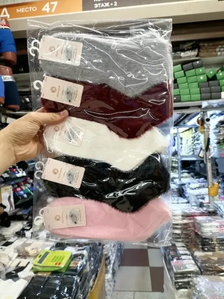 Носки женские из норки — фото 7
