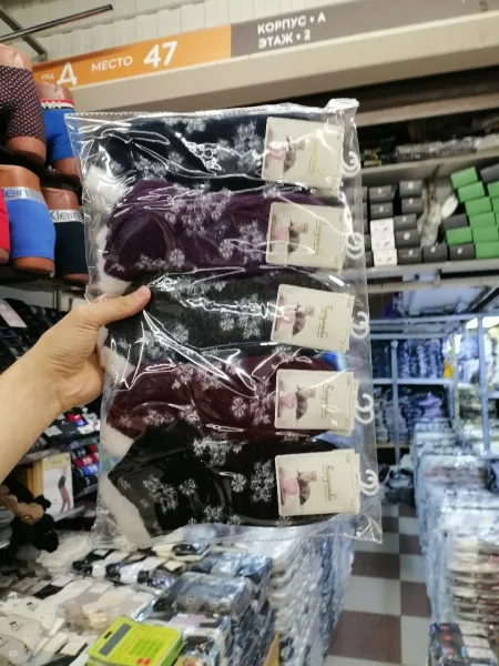 Носки женские из норки — фото 4