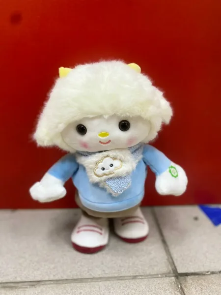 Мягкая игрушка козленок говорящий и музыкальный — фото 1