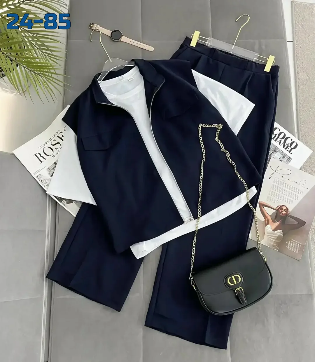 Стильная тройка в стиле casual chic — комфорт и тренд в одном образе — фото 1