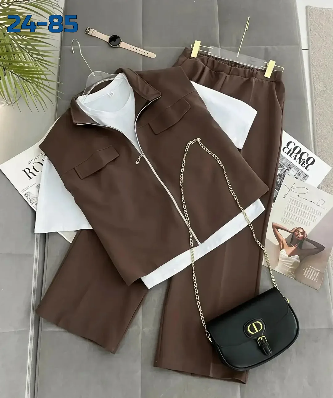 Стильная тройка в стиле casual chic — комфорт и тренд в одном образе — фото 2