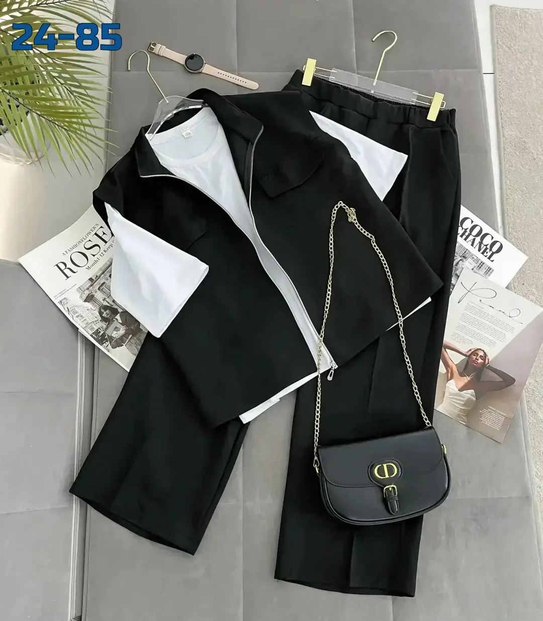 Стильная тройка в стиле casual chic — комфорт и тренд в одном образе — фото 3