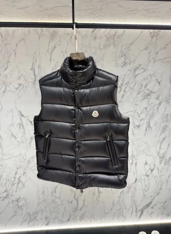 Жилет Moncler Tibb глянцевый дутый — фото 5