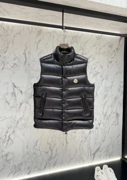 Жилет Moncler Tibb глянцевый дутый — фото 3
