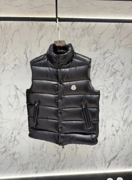 Жилет Moncler Tibb глянцевый дутый — фото 5