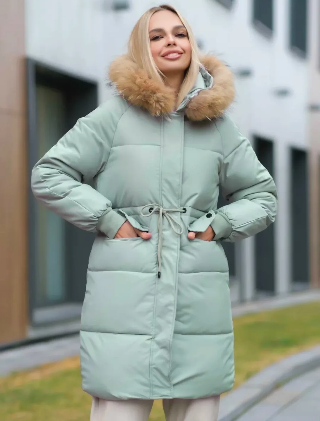 Куртка с съемным мехом — фото 2
