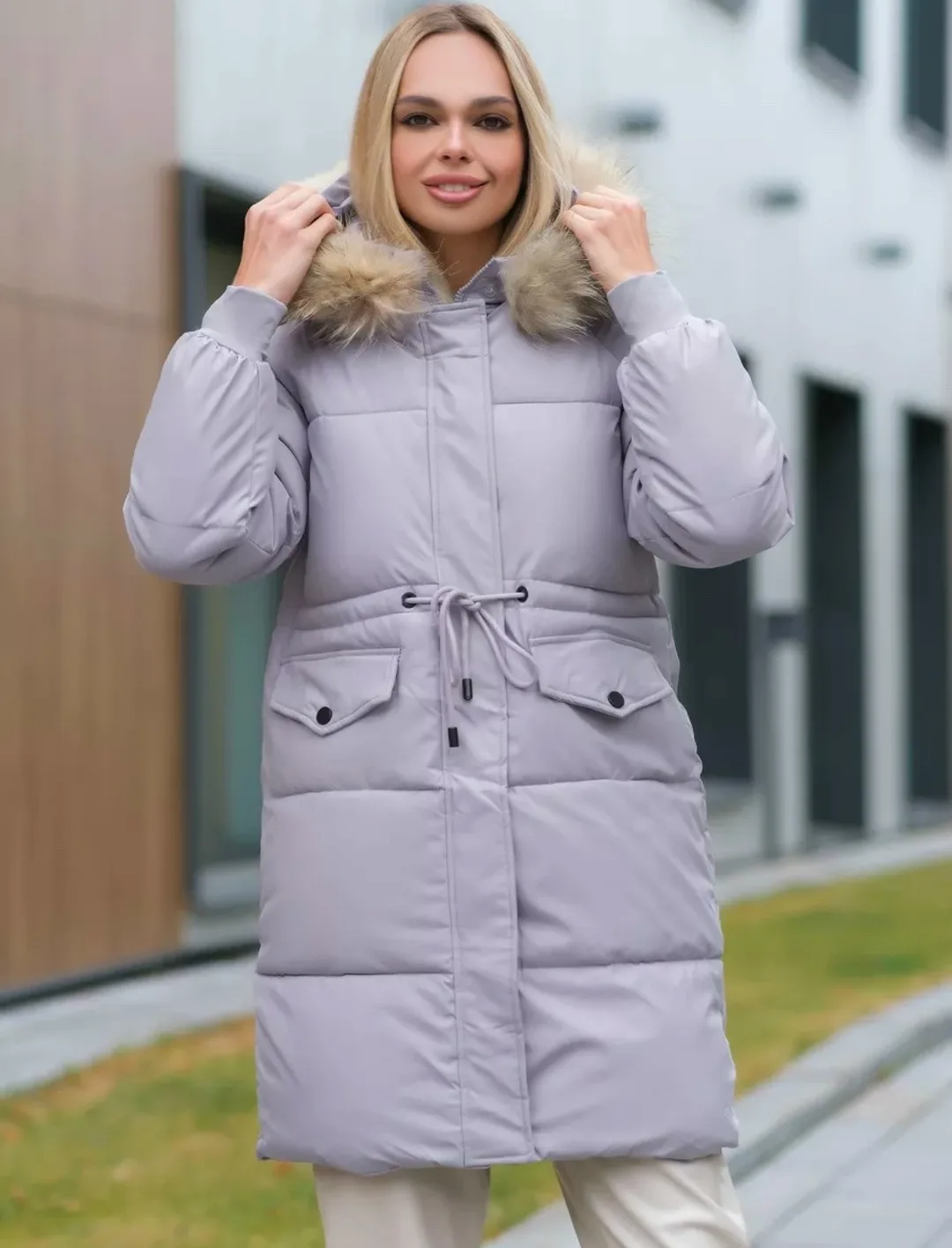 Куртка с съемным мехом — фото 13