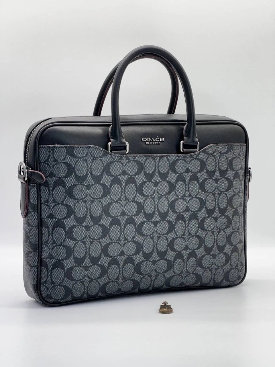 COACH, сумка из канвы и натуральной кожи — фото 1