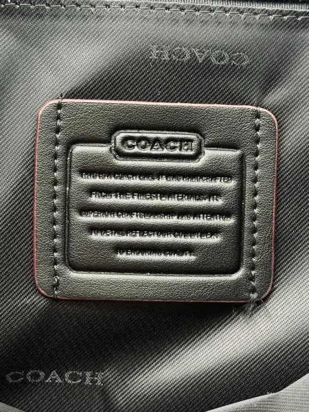 COACH, сумка из канвы и натуральной кожи — фото 10