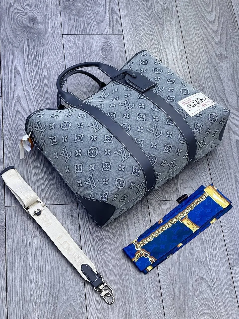 Сумка LOUISVUITTON, текстиль + натуральная кожа — фото 4