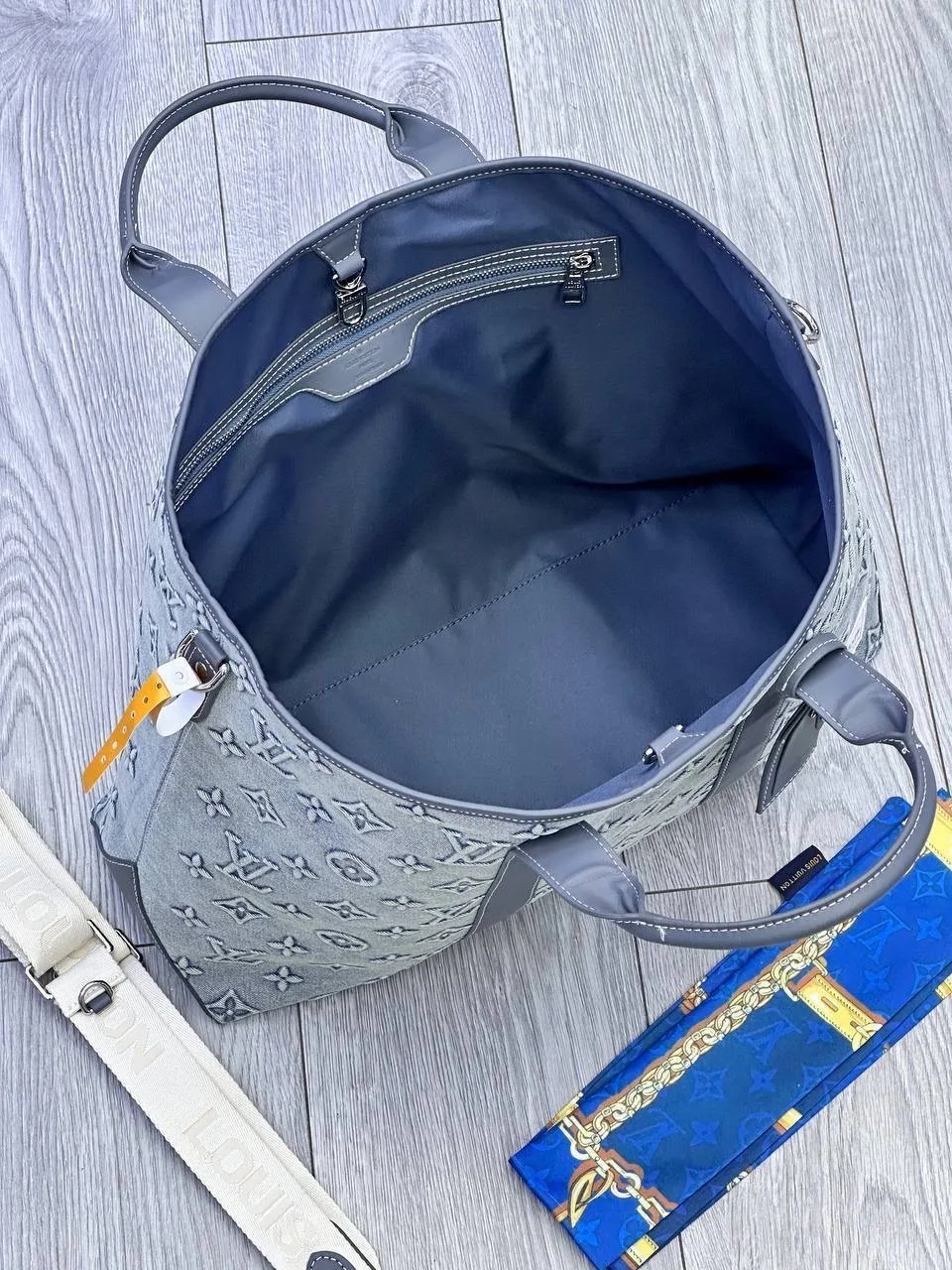 Сумка LOUISVUITTON, текстиль + натуральная кожа — фото 6