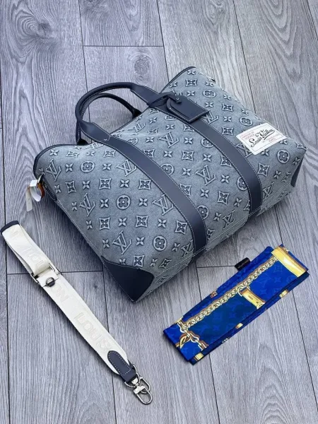 Сумка LOUISVUITTON, текстиль + натуральная кожа — фото 4