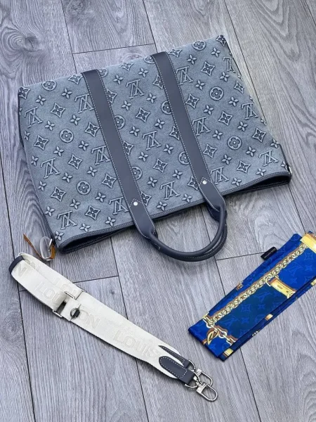 Сумка LOUISVUITTON, текстиль + натуральная кожа — фото 5