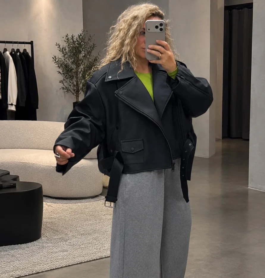 Куртка Luxe • AUTUMN’26, кожзам — фото 6
