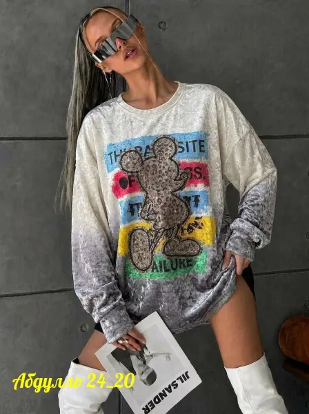 Кофта из тёплого велюра — фото 5