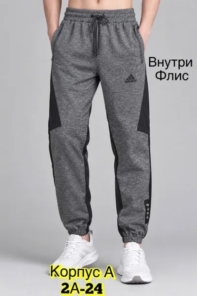 Теплые мужские брюки из флиса с густым начесом хорошие с начeсом тeплые — фото 16