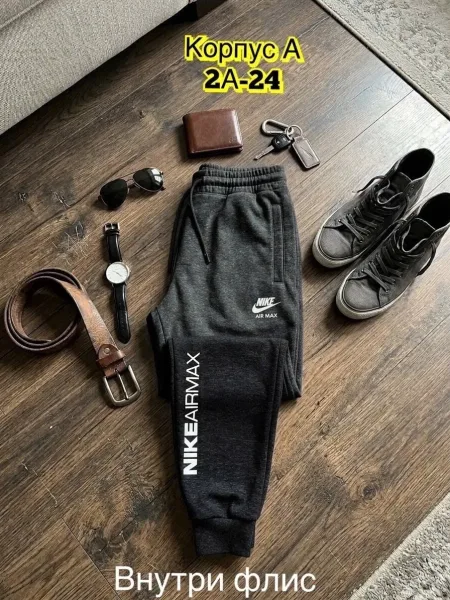 Теплые мужские брюки из флиса с густым начесом — фото 30