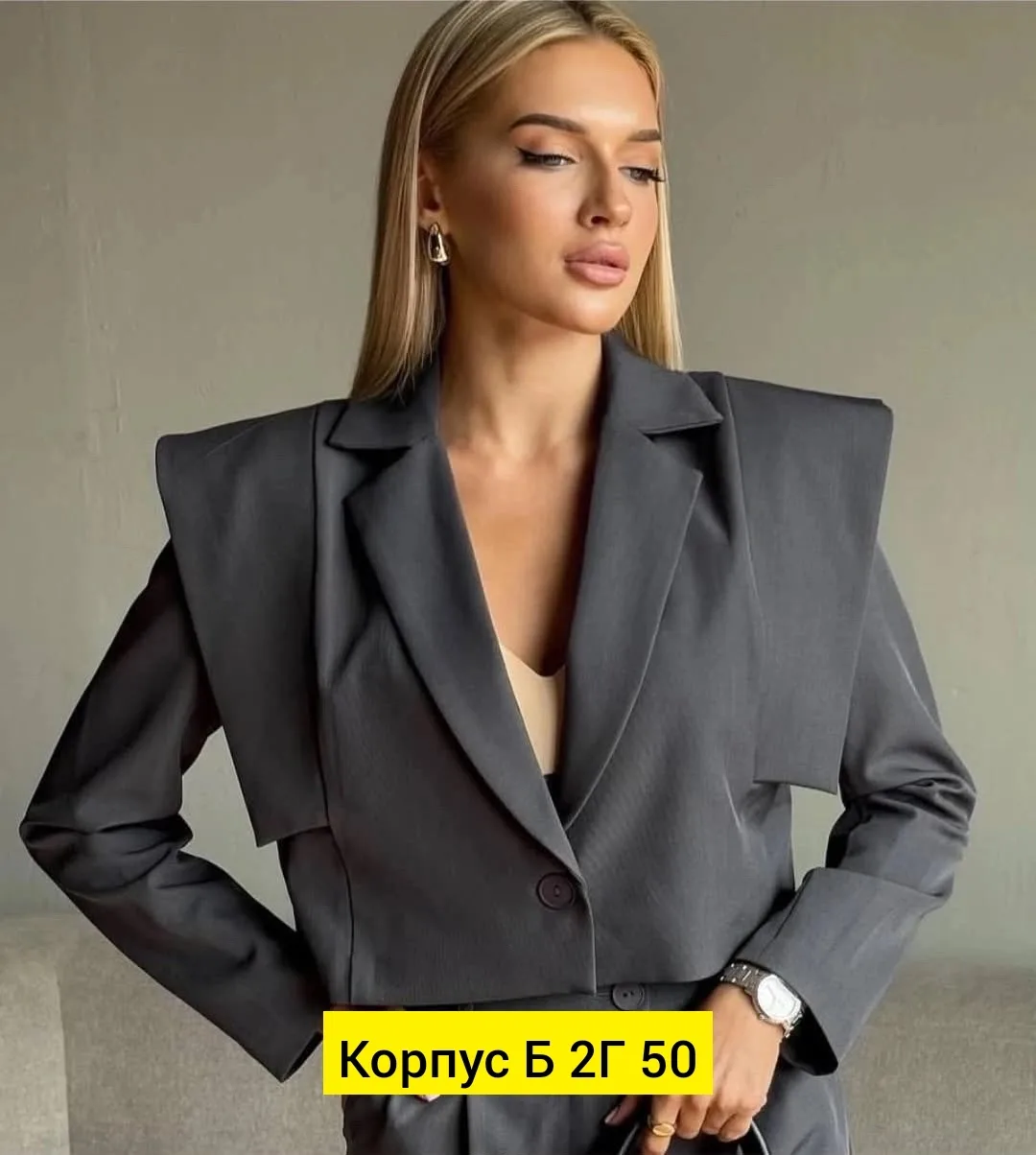 Костюм двойка из ткани — фото 1