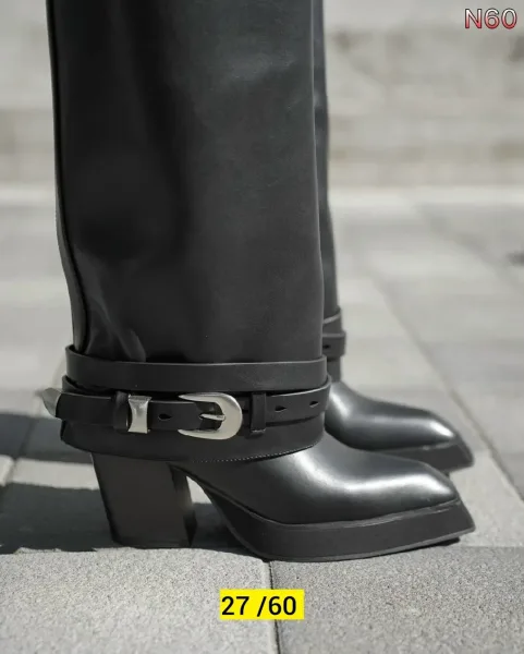 Сапоги кожаные — фото 6