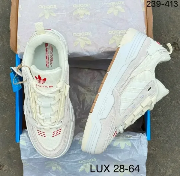 Кеды Adidas из натуральной кожи — фото 2