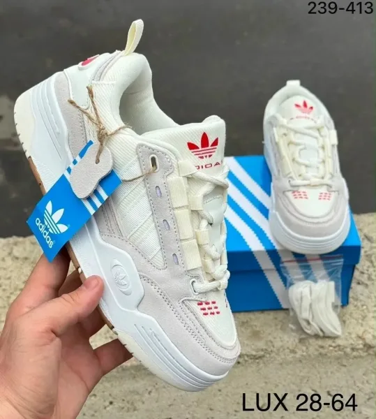 Кеды Adidas из натуральной кожи — фото 10