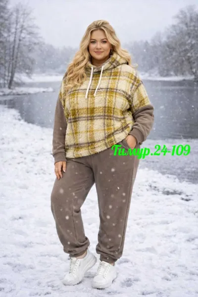 Костюм из флиса с рисунком барашка — фото 4