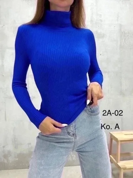 Водолазка однотонная лапша — фото 3