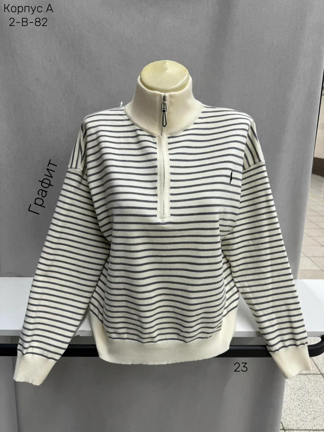 Женский свитер из 95 хлопка и 5 спандекса 95 COTTON, 5 SPANDEX — фото 4