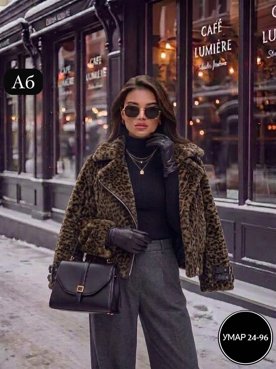 Одна из самых популярных дубленка года, кожа натуральная мех — фото 3
