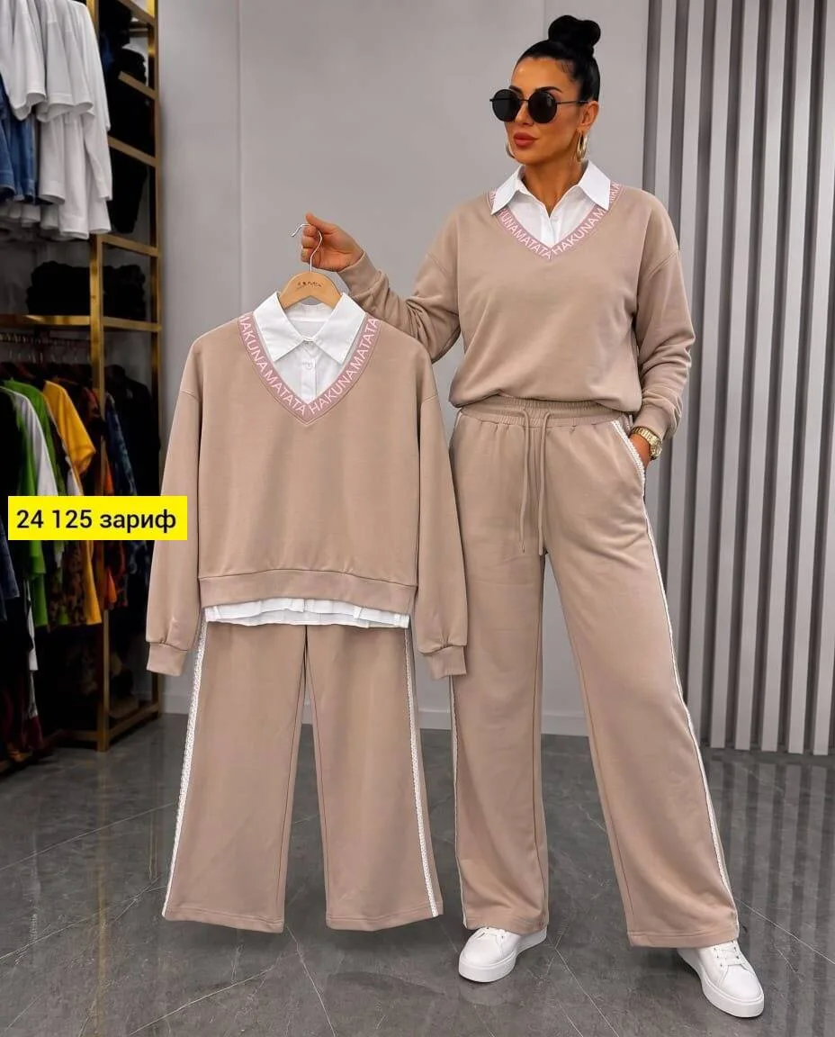 Костюм двойка из качественного трикотажа — фото 2