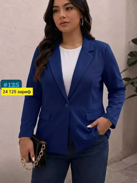 Пиджак из ткани Барби — фото 1
