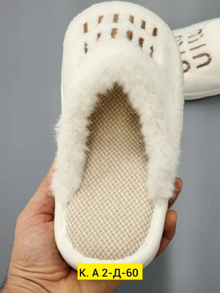 Тапки из искусственного меха — фото 4