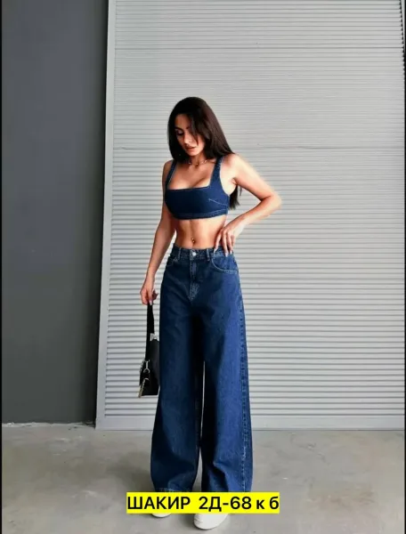 Джинсы, джинсовые — фото 21