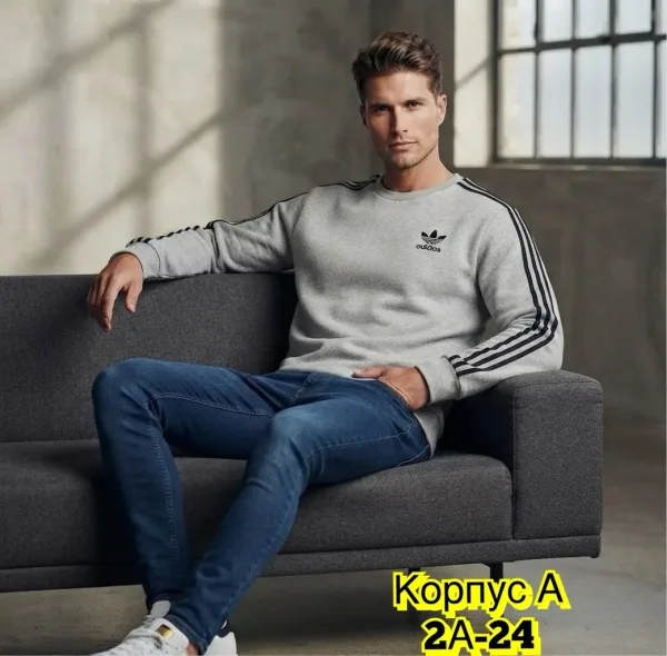 Мужская кофта из 100 хлопка — фото 35
